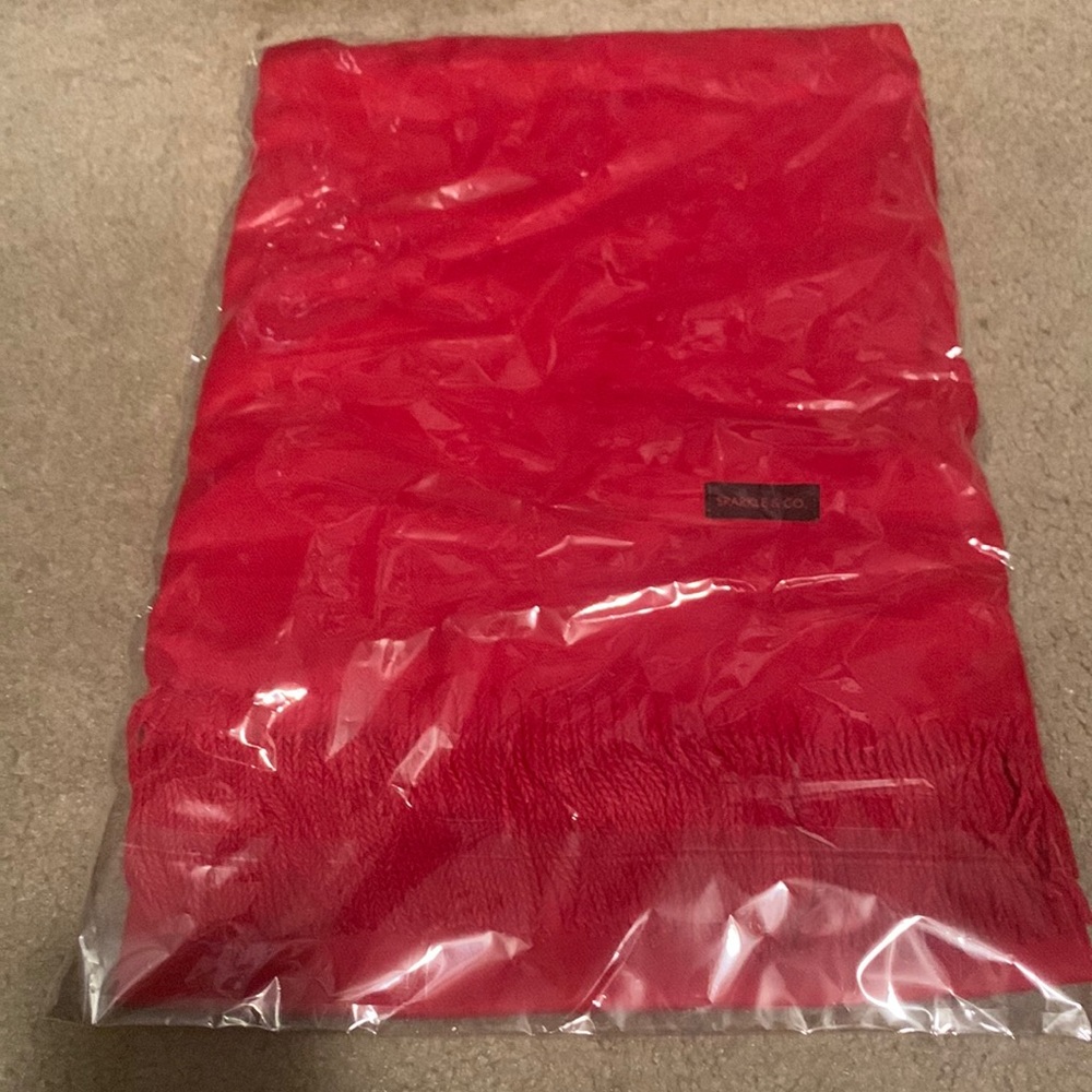Red Long Scarf